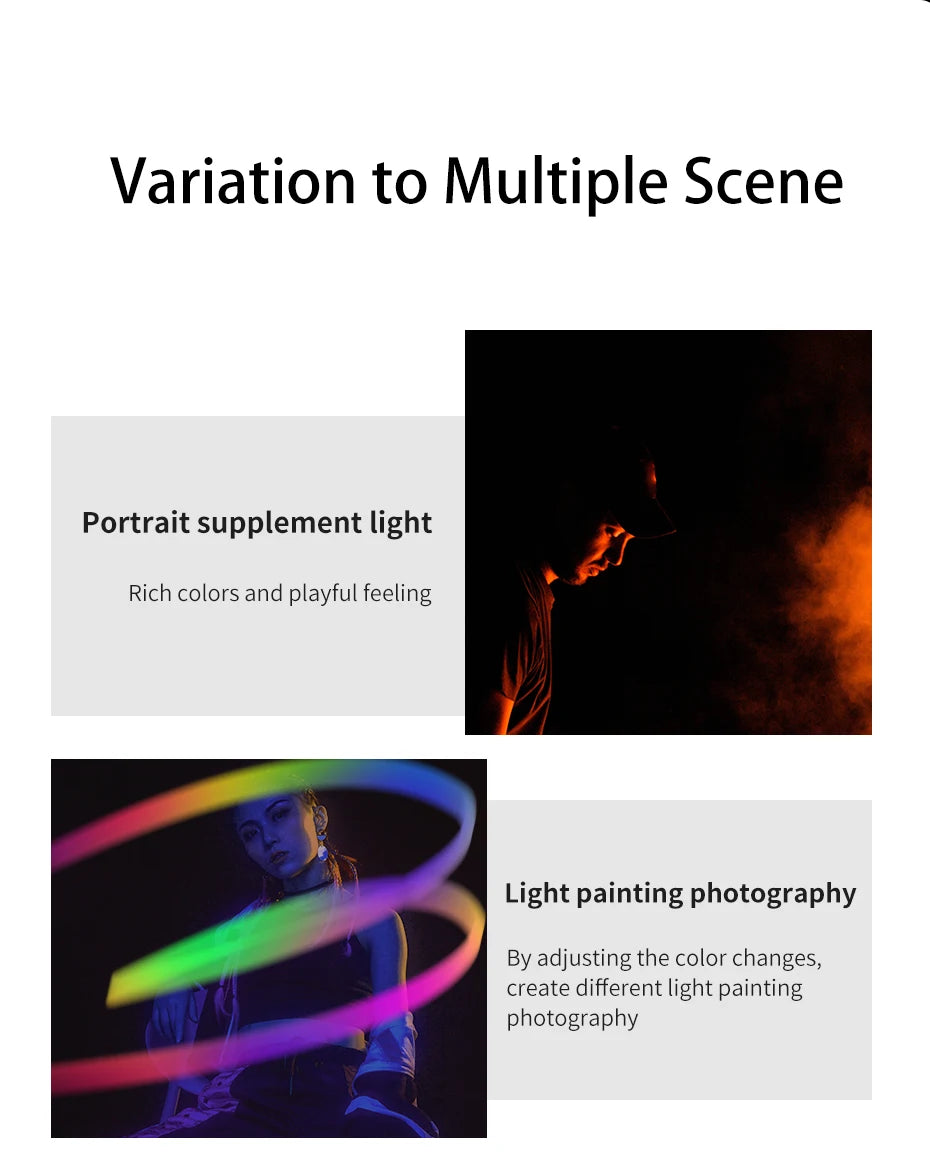 VIJIM VL196 RGB LED Video Light 2500K-9000K Dimmable Fill Light for DSLR Camera Light Smartphone Vlog Lamp Photography Lighting