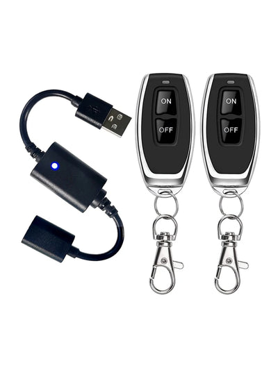 DC 5V USB Wireless RF Remote Control Switch Driver Power ON OFF For LED Light Strip Reading Lamp Light Fan
