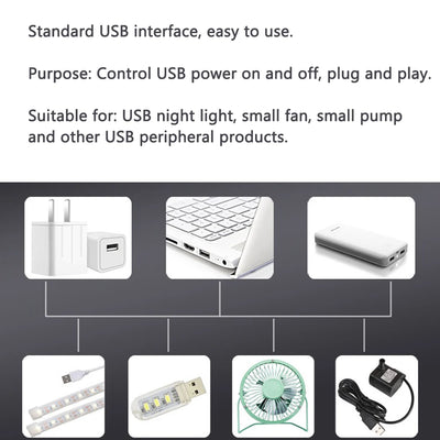 DC 5V USB Wireless RF Remote Control Switch Driver Power ON OFF For LED Light Strip Reading Lamp Light Fan