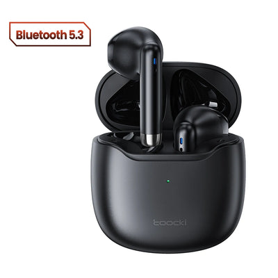 Toocki Wireless Bluetooth Headphones TWS BT5.3 Earphones IPX4 Waterproof Mini Earbuds For Xiaomi Huawei Redmi iPhone 14 15 16
