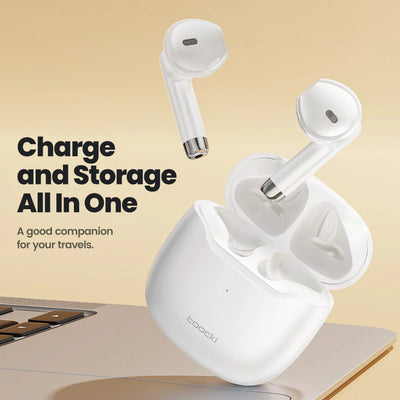 Toocki Wireless Bluetooth Headphones TWS BT5.3 Earphones IPX4 Waterproof Mini Earbuds For Xiaomi Huawei Redmi iPhone 14 15 16