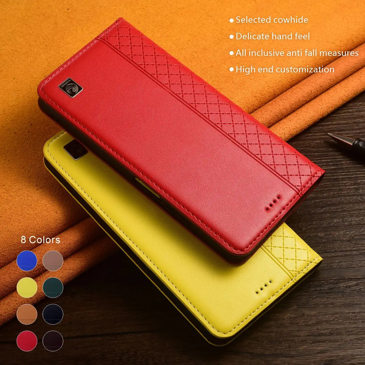 Leather Phone Case For Nothing Phone 1 2 2A 3 3A Plus Pro Flip Protective Cover With Card Slots Holder
