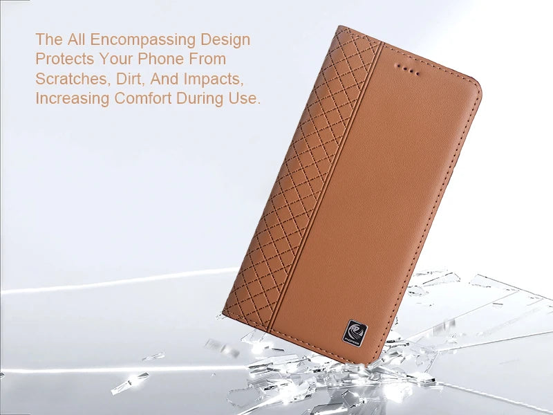 Leather Phone Case For Nothing Phone 1 2 2A 3 3A Plus Pro Flip Protective Cover With Card Slots Holder