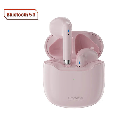 Toocki Wireless Bluetooth Headphones TWS BT5.3 Earphones IPX4 Waterproof Mini Earbuds For Xiaomi Huawei Redmi iPhone 14 15 16