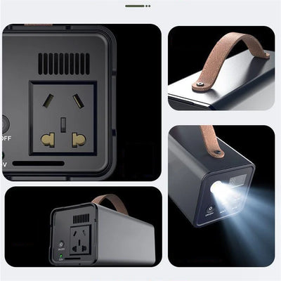 32000mAh Portable Power Bank Station 200W 220V Emergency External Spare Battery Powerful Outdoor Powerbank For Laptop Camping